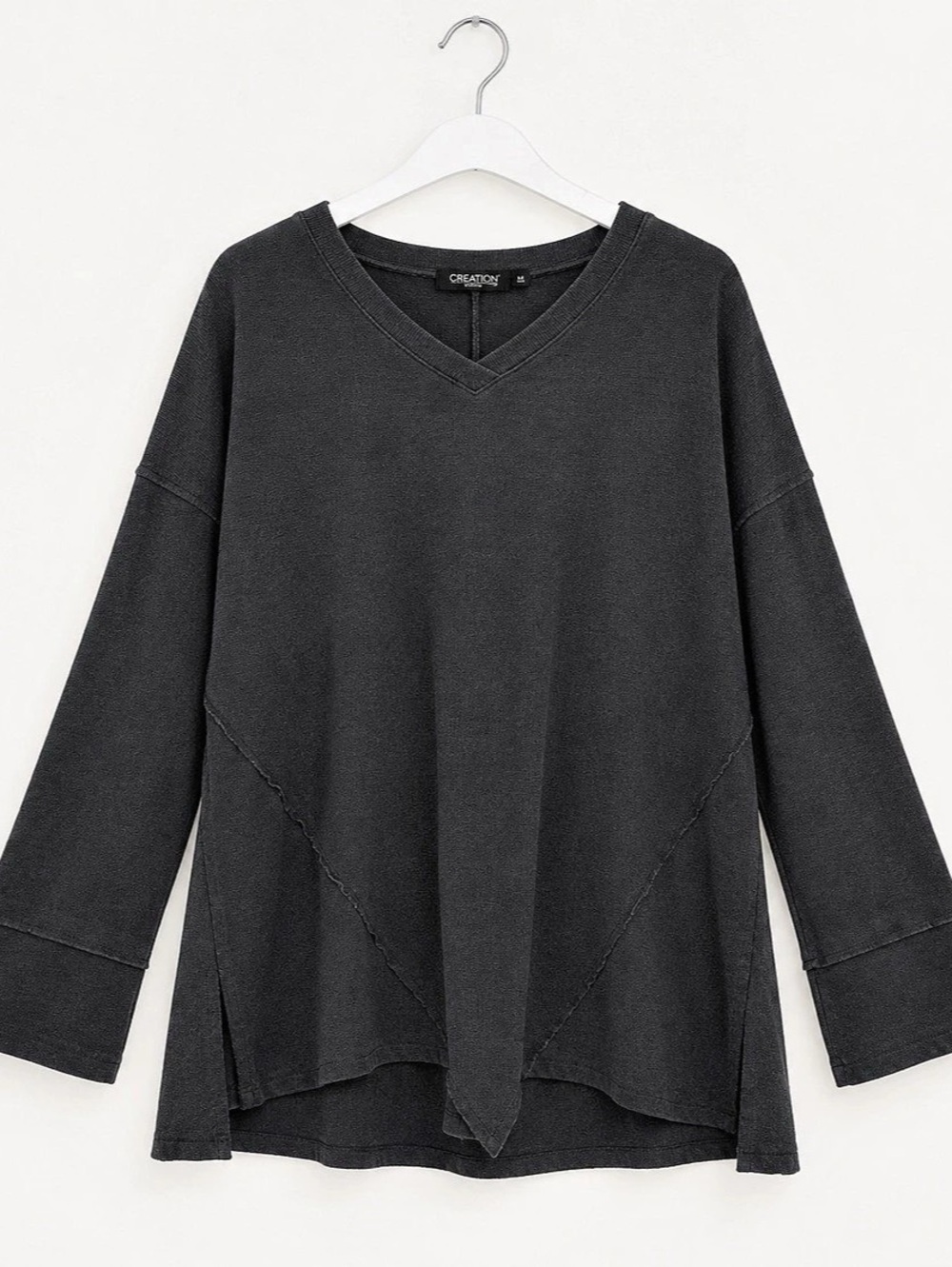 Women's Black V-Neck Tunic Like New
